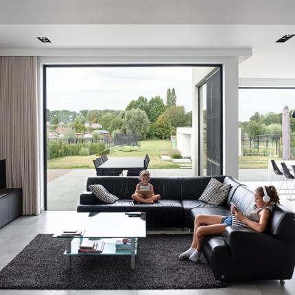 Interieur lichtrijke leefruimte Interieur lichtrijke leefruimte