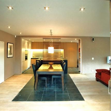 Hedendaags wonen eethoek