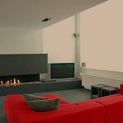 Hedendaags wonen in een modern interieur.