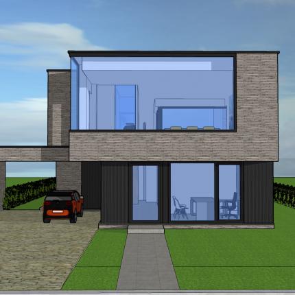 Ontwerp villa met verrassend concept