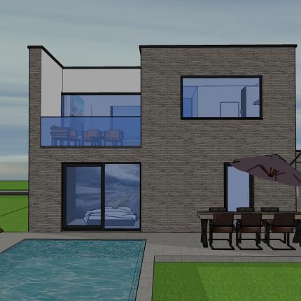 Ontwerp villa met verrassend concept