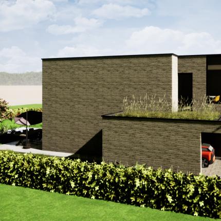 Zijgevel villa met verrassend concept