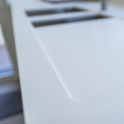 Detail afwerking keukenblad