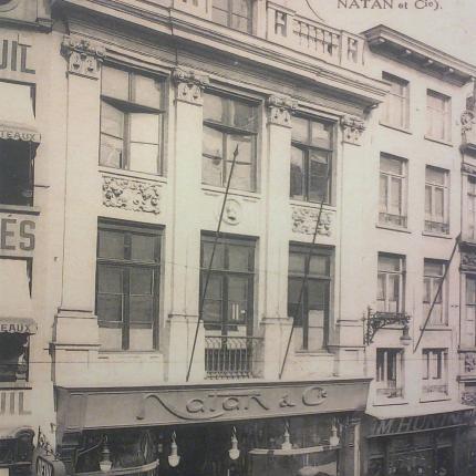 Oude illustratie oorspronkelijke gevel