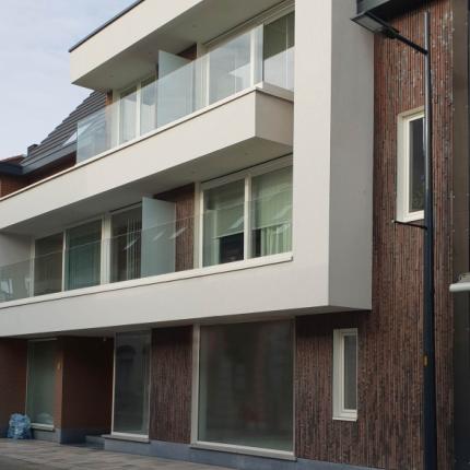 Project te Sint-Lievens-Houtem gevelafwerking