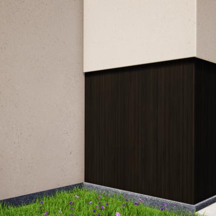 Detail gevelbekleding