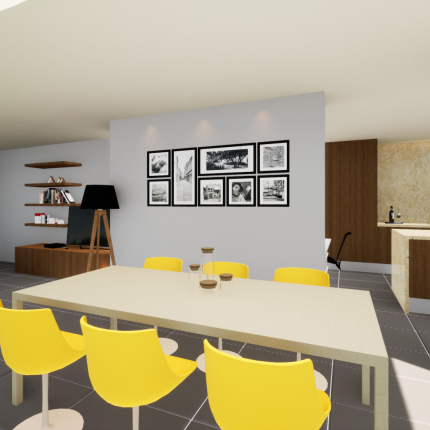 Interieur moderne, compacte villa