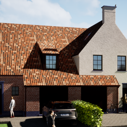 Mutlibat Ontwerp tweewoonst in landellijke stijl