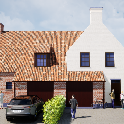 Mutlibat Ontwerp tweewoonst in landellijke stijl