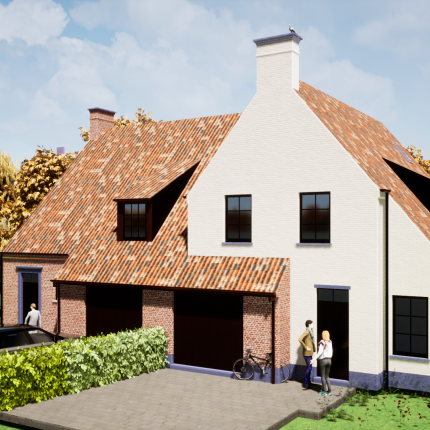 Mutlibat Ontwerp tweewoonst in landellijke stijl