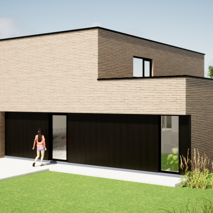 MULTIBAT - Compacte villa te Sint-Martens-Latem MULTIBAT - Compacte villa te Sint-Martens-Latem