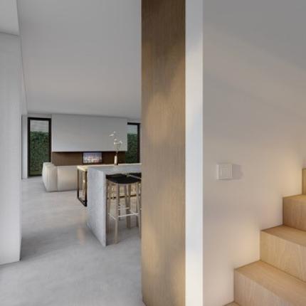 Multibat - Villa Y - lichtrijk interieur Multibat - Villa Y - lichtrijk interieur