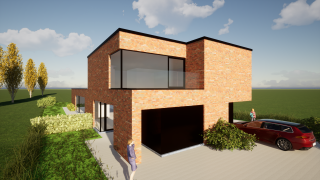 Moderne, geschakelde woningen