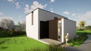 Moderne woning in wit&zwart