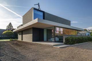 Voorgevel Inspiratiewoning Multibat met beeld