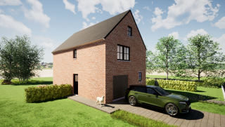 Compacte woning met garage in pastoriestijl