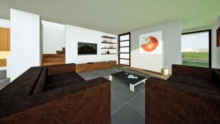 MULTIBAT Interieur Hedendaagse half-open woning met garage