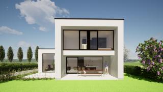 MULTIBAT - Moderne villa in wit &amp; zwart